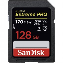 SanDisk SDXC Extreme Pro 128GB 170mb / 90mb U3 V30